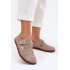 Semišové Polobotky Barefoot Dámske S Prackou Zazoo N1261 Béžové - Béžová
