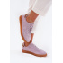 Dámske Velúrové Tenisky Big Star RR274850 HI-POLY SYSTEM Fialové - Odtiene fialovej