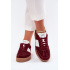 Semišové Sneakersy Dámske Daniel Lopez SS2D4023 Bordová - Odtiene červenej