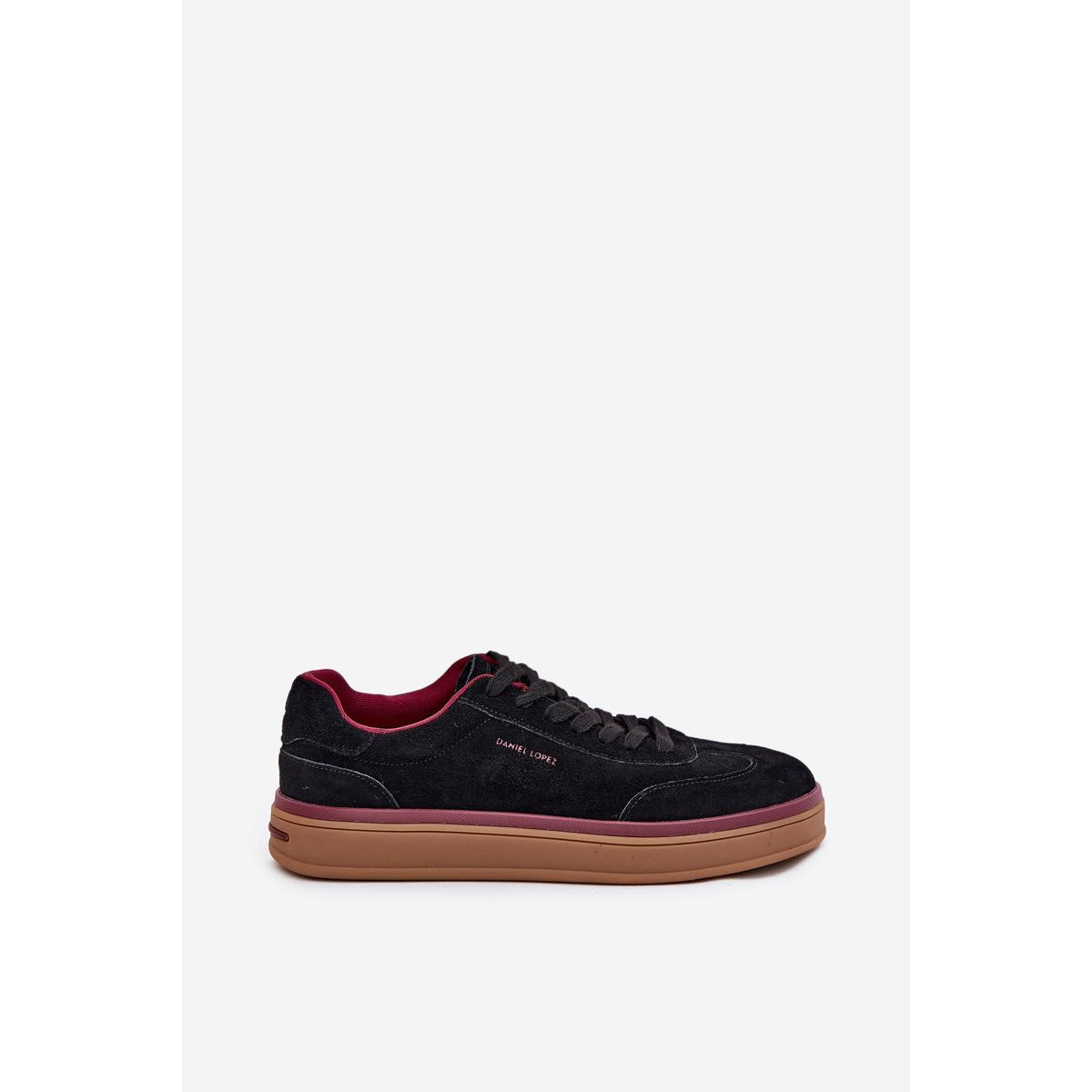 Semišové Dámske Tenisky Daniel Lopez SS2D4006 Čierne - Čierna