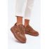Dámske Kožené Sneakersy Na Platforme Daniel Lopez Just Dare SS2D4005 Hnedé - Odtiene hnedej a béžovej