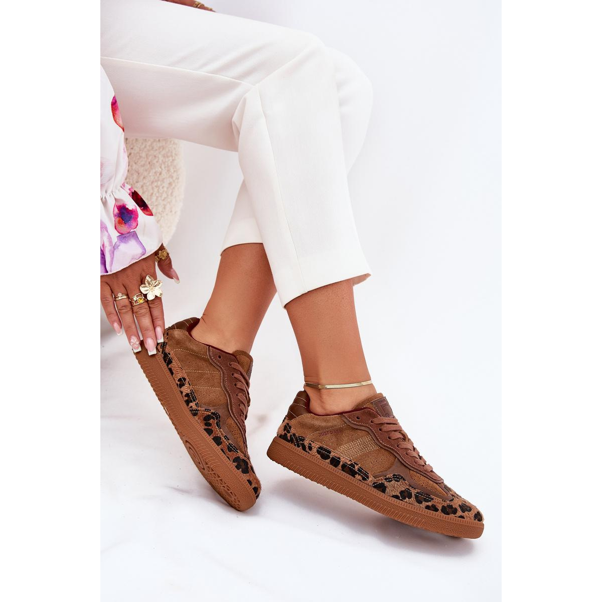 Dámske Sneakers Daniel Lopez Just Dare SS2D4017 Panther - Odtiene hnedej a béžovej