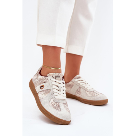 Dámske Sneaker Daniel Lopez Just Dare SS2D4032 Zvierací Vzor Béžové
