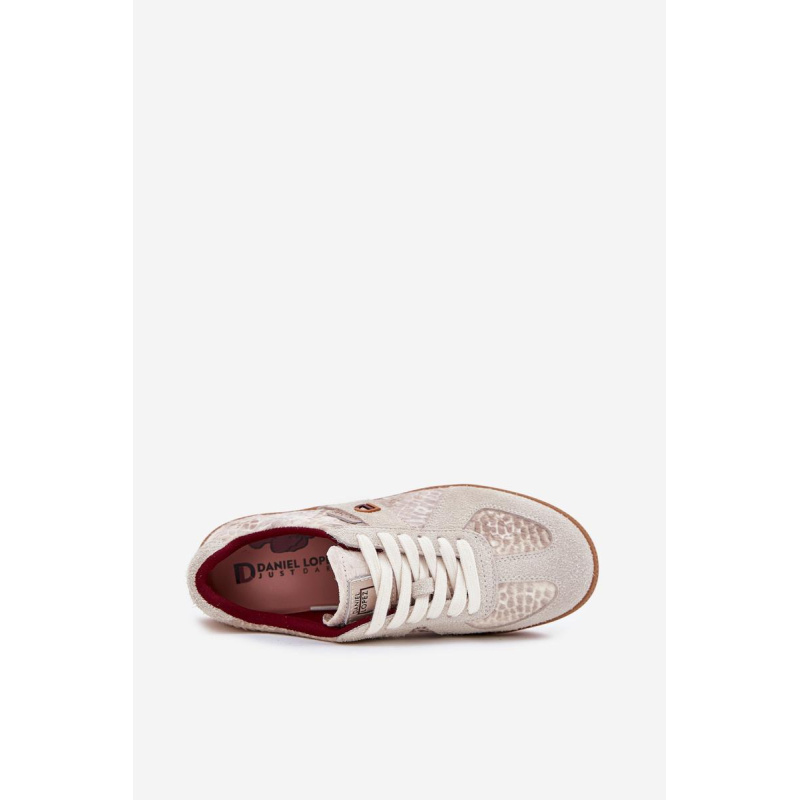 Dámske Sneaker Daniel Lopez Just Dare SS2D4032 Zvierací Vzor Béžové