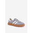 Semišové dámske sneakersy na platforme modré Marisae - Modrá