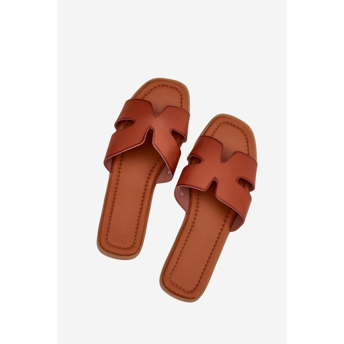 Dámske Ploche Sandále S Výrezmi Camel Salyra - Odtiene hnedej a béžovej