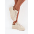 Dámske Sneakersy Na Platforme Big Star SS274246 Svetlo Béžové - Béžová