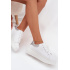 Dámske Tenisky Na Platforme Big Star SS274245 Bielo-Strieborné - Biela