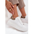 Dámske Tenisky Na Platforme Big Star SS274247 Biele Leopardie - Biela