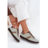 Dámske Nízke Sneakers Z Semiša Big Star SS274678 HI-POLY SYSTEM Mätový - Odtiene zelenej