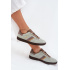 Dámske Nízke Sneakers Z Semiša Big Star SS274678 HI-POLY SYSTEM Mätový - Odtiene zelenej