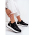 Dámske Zamszové Sneakersy Big Star OO274A312 HI-POLY SYSTEM Čierne Panther - Čierna