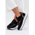 Dámske Zamszové Sneakersy Big Star OO274A312 HI-POLY SYSTEM Čierne Panther - Čierna