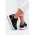 Dámske Zamszové Sneakersy Big Star OO274A312 HI-POLY SYSTEM Čierne Panther - Čierna