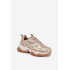 Dámske Športové Topánky Sneakers Big Star SS274014 Béžovo-Zlaté