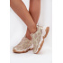 Dámske Športové Topánky Sneakers Big Star SS274014 Béžovo-Zlaté