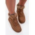 Semišové Snehule Dámske Na Platforme S Kožúškom Big Star SS274370 Camel - Odtiene hnedej a béžovej