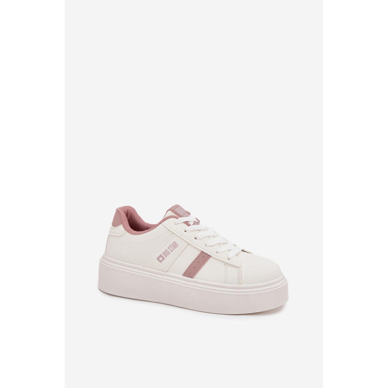 Dámske Sneakers Na Platforme Big Star SS274346 Biele - Platforma