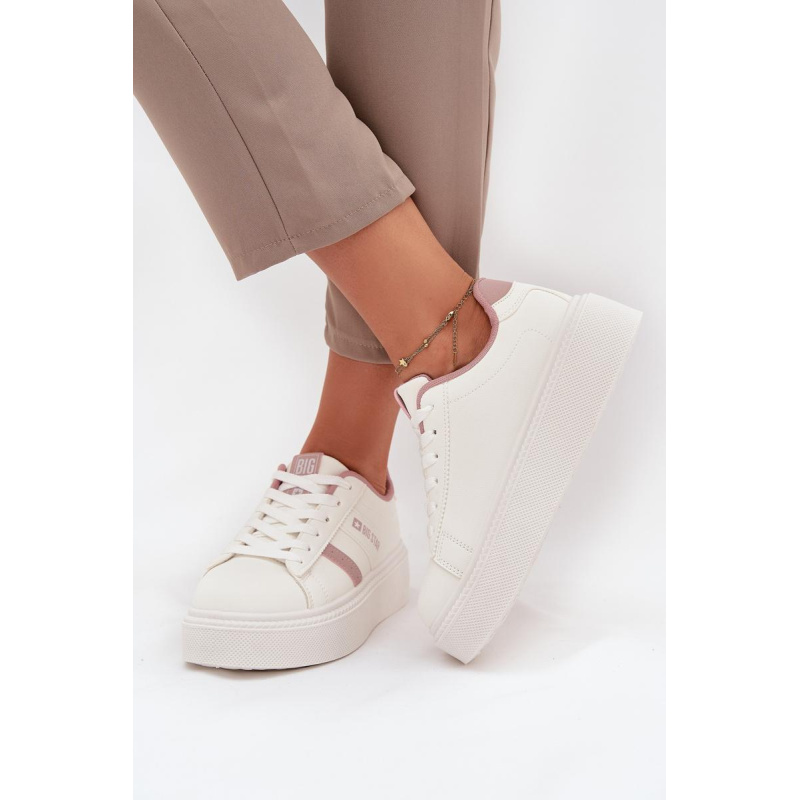 Dámske Sneakers Na Platforme Big Star SS274346 Biele - Platforma