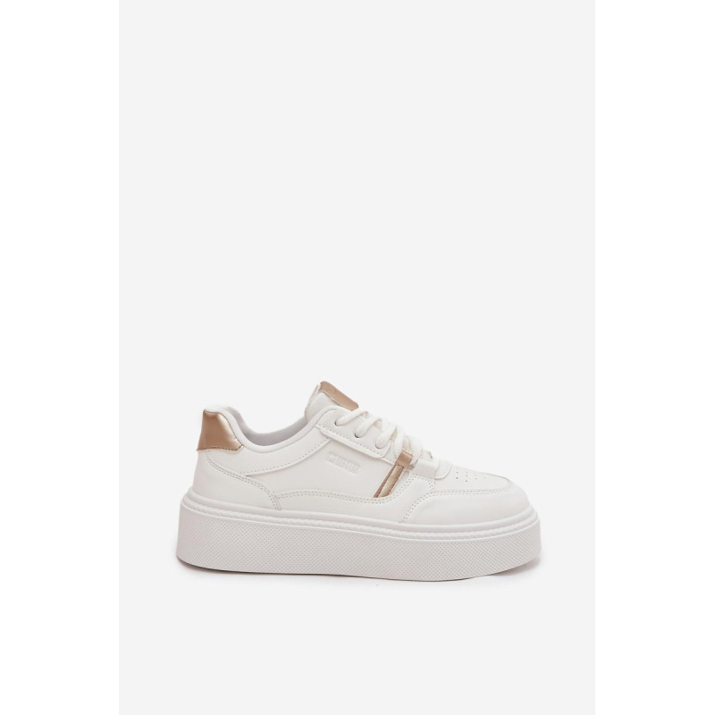 Dámske Sneakers Na Platforme Big Star SS274359 Biele - Biela