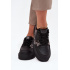 Dámske Sneakers Na Platforme Big Star SS274358 Leopardie Čierne - Čierna
