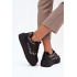 Dámske Sneakers Na Platforme Big Star SS274358 Leopardie Čierne - Čierna