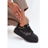 Dámske Sneakers Na Platforme Big Star SS274358 Leopardie Čierne - Čierna