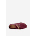 Dámske kožené elegantné šnurovacie poltopánky Zazoo 4238 Bordeaux - Odtiene červenej
