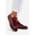 Zazoo N1068 Velúrové Nízke Dámske Tenisky Bordeaux - Odtiene červenej