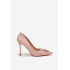 Lakované lodičky so zlatým detailom béžové Paivelle - Béžová