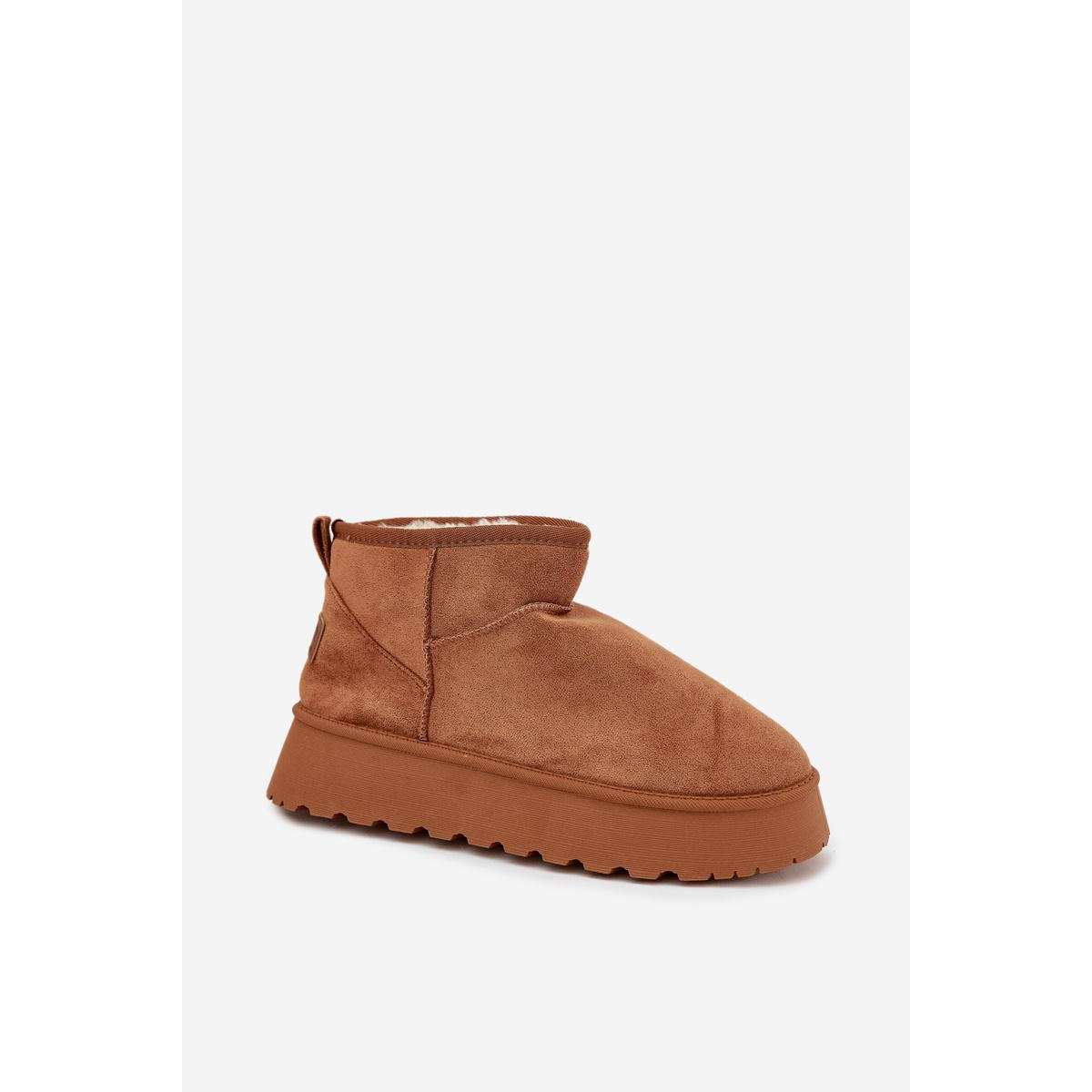Dámske snehové topánky na platforme Camel Celyra - Odtiene hnedej a béžovej