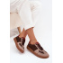 Kožené semišové barefoot tenisky dámske Zazoo N1277 hnedé