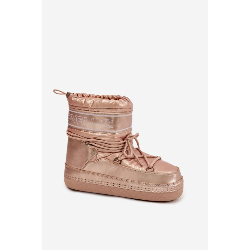 Dámske zimné čižmy s viazaním O'NEILL LISA WOMEN HIGH 90253012.99U Zlato - Zlatá