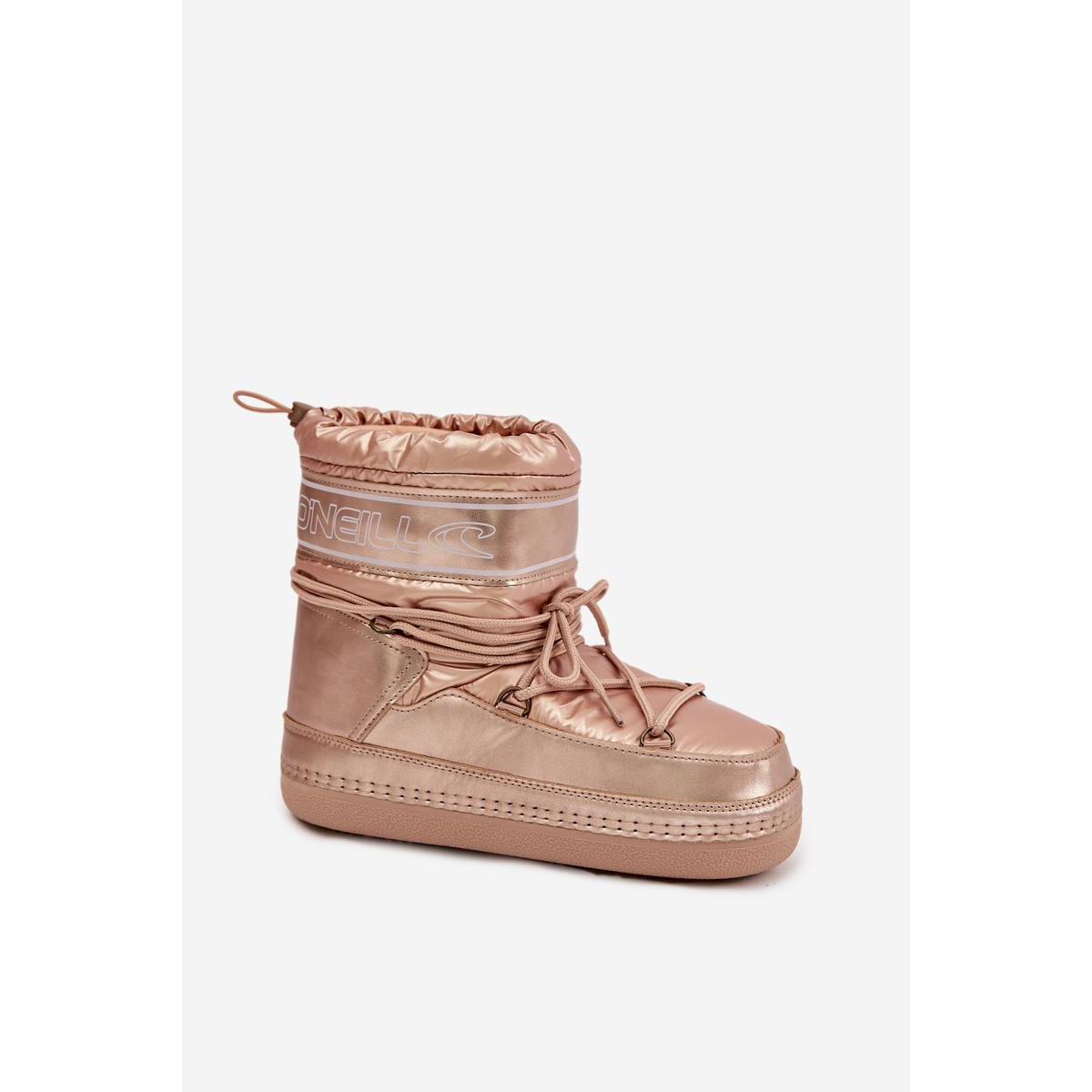 Dámske zimné čižmy s viazaním O'NEILL LISA WOMEN HIGH 90253012.99U Zlato - Zlatá