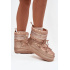 Dámske zimné čižmy s viazaním O'NEILL LISA WOMEN HIGH 90253012.99U Zlato - Zlatá