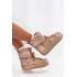 Dámske zimné čižmy s viazaním O'NEILL LISA WOMEN HIGH 90253012.99U Zlato - Zlatá