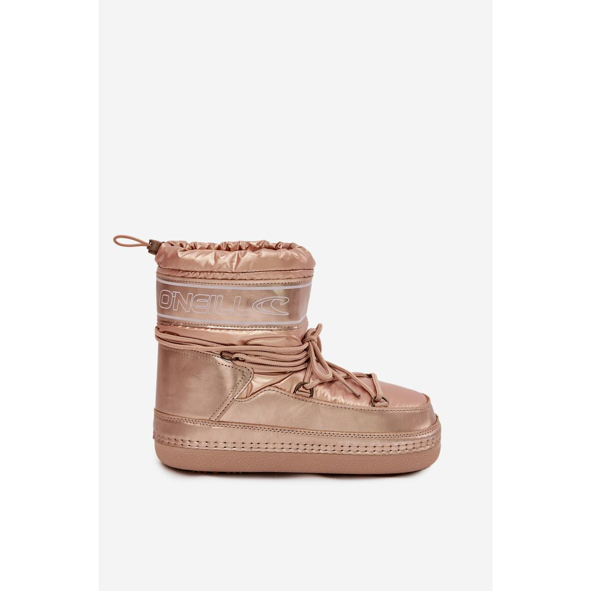 Dámske zimné čižmy s viazaním O'NEILL LISA WOMEN HIGH 90253012.99U Zlato - Zlatá