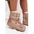 Dámske zimné čižmy s viazaním O'NEILL LISA WOMEN HIGH 90253012.99U Zlato - Zlatá