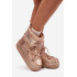 Dámske zimné čižmy s viazaním O'NEILL LISA WOMEN HIGH 90253012.99U Zlato - Zlatá