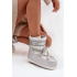 Dámske zimné čižmy s šnúrkami O'NEILL LISA WOMEN HIGH 90253012.99S Strieborné - Srebrny