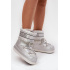 Dámske zimné čižmy s šnúrkami O'NEILL LISA WOMEN HIGH 90253012.99S Strieborné - Srebrny