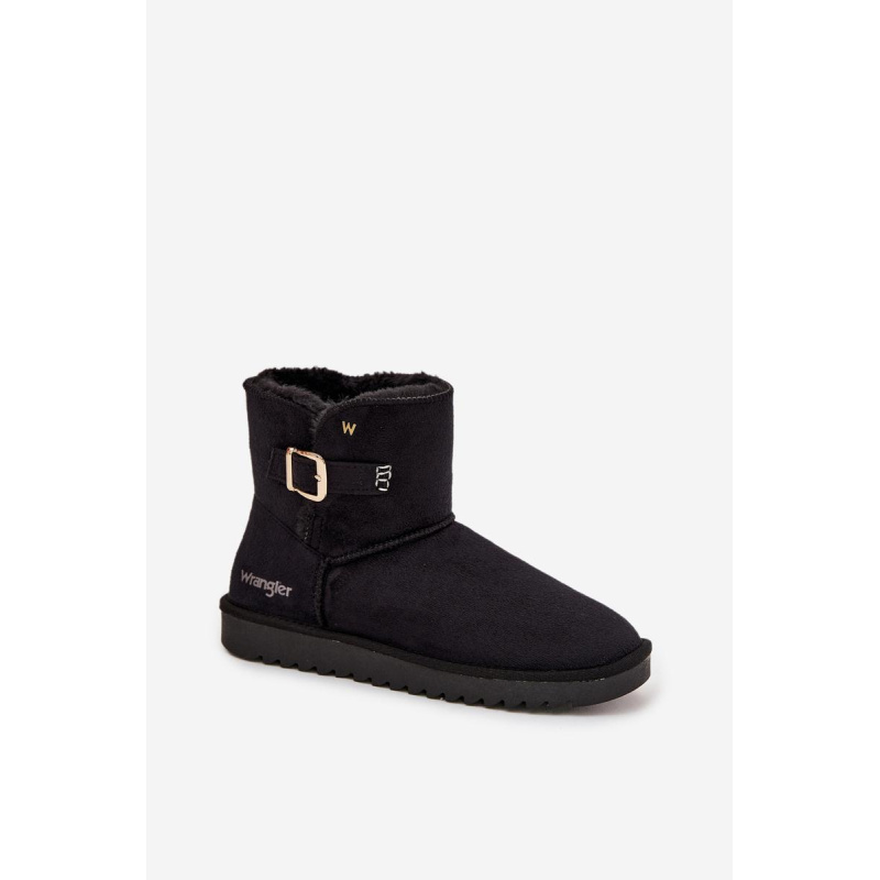 Dámske Snehule S Prackou Wrangler 20253091.25Y Čierne - Čierna