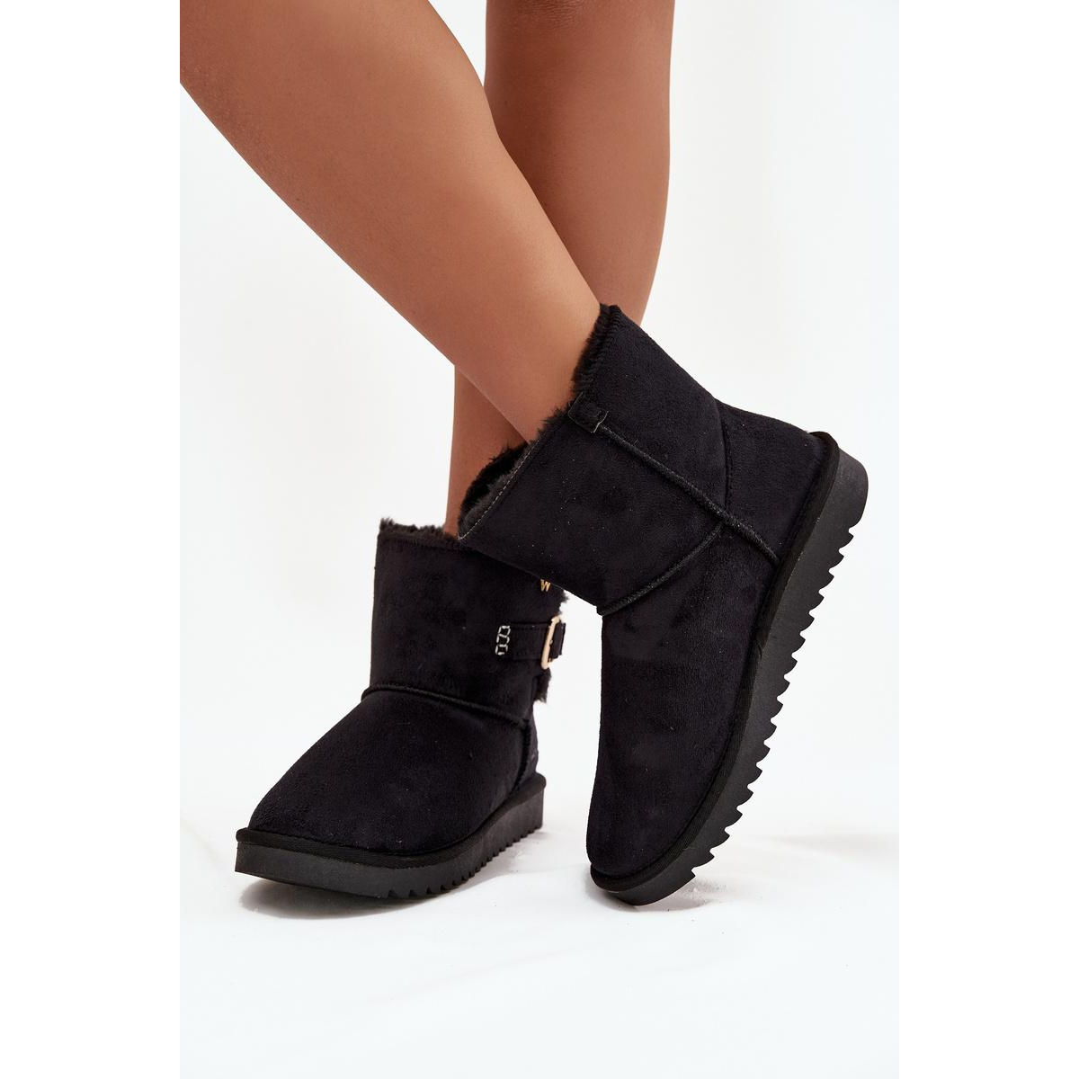 Dámske Snehule S Prackou Wrangler 20253091.25Y Čierne - Čierna