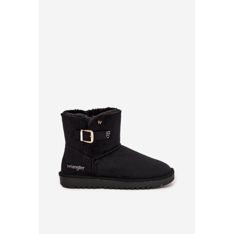 Dámske Snehule S Prackou Wrangler 20253091.25Y Čierne - Čierna