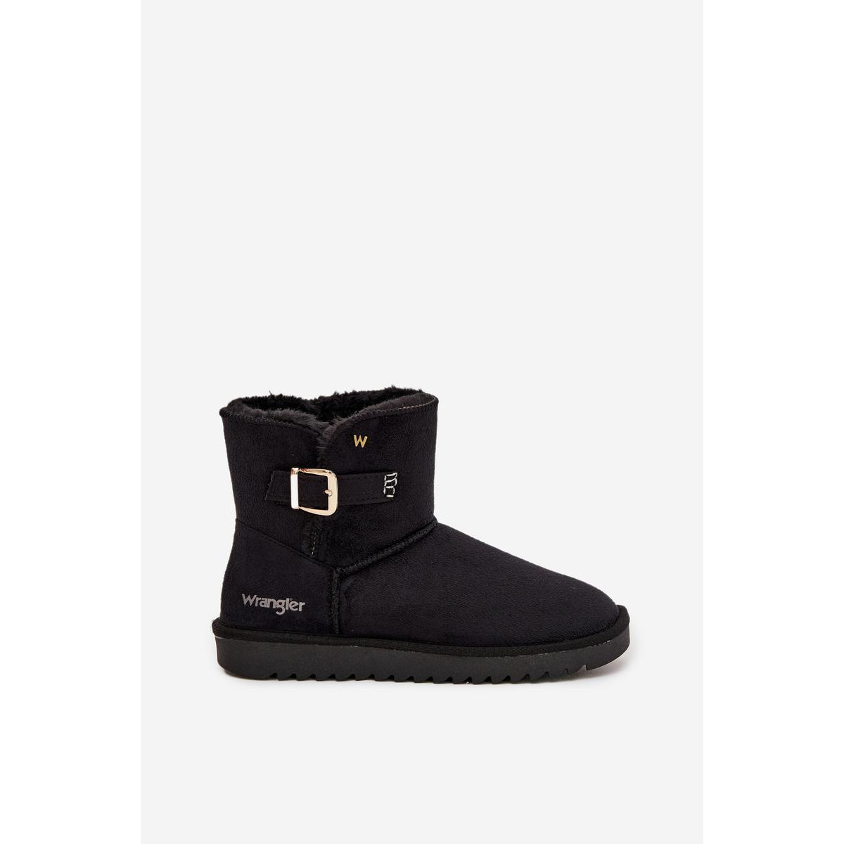 Dámske Snehule S Prackou Wrangler 20253091.25Y Čierne - Čierna
