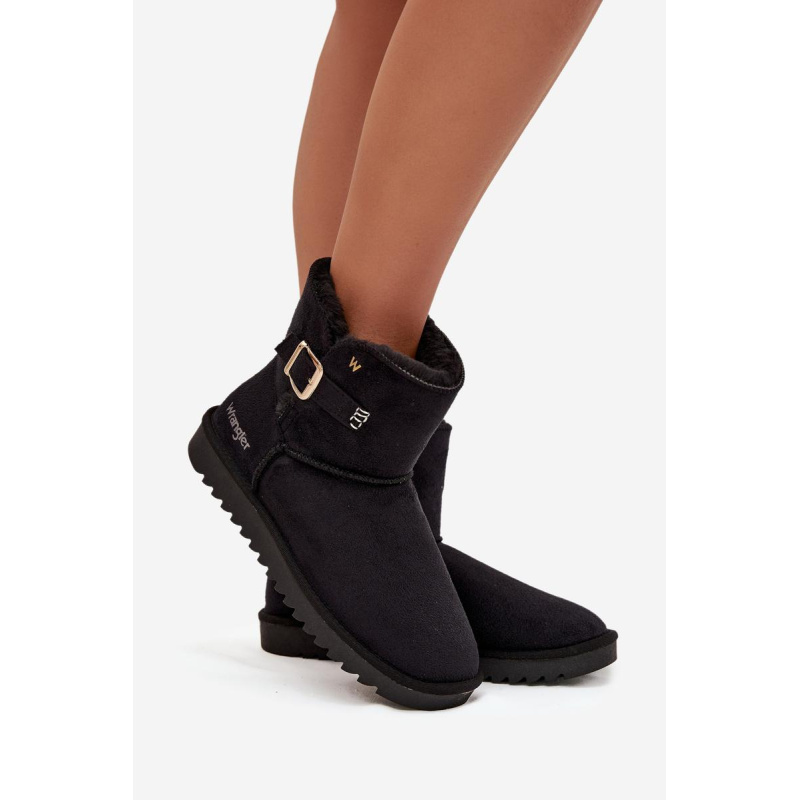 Dámske Snehule S Prackou Wrangler 20253091.25Y Čierne - Čierna