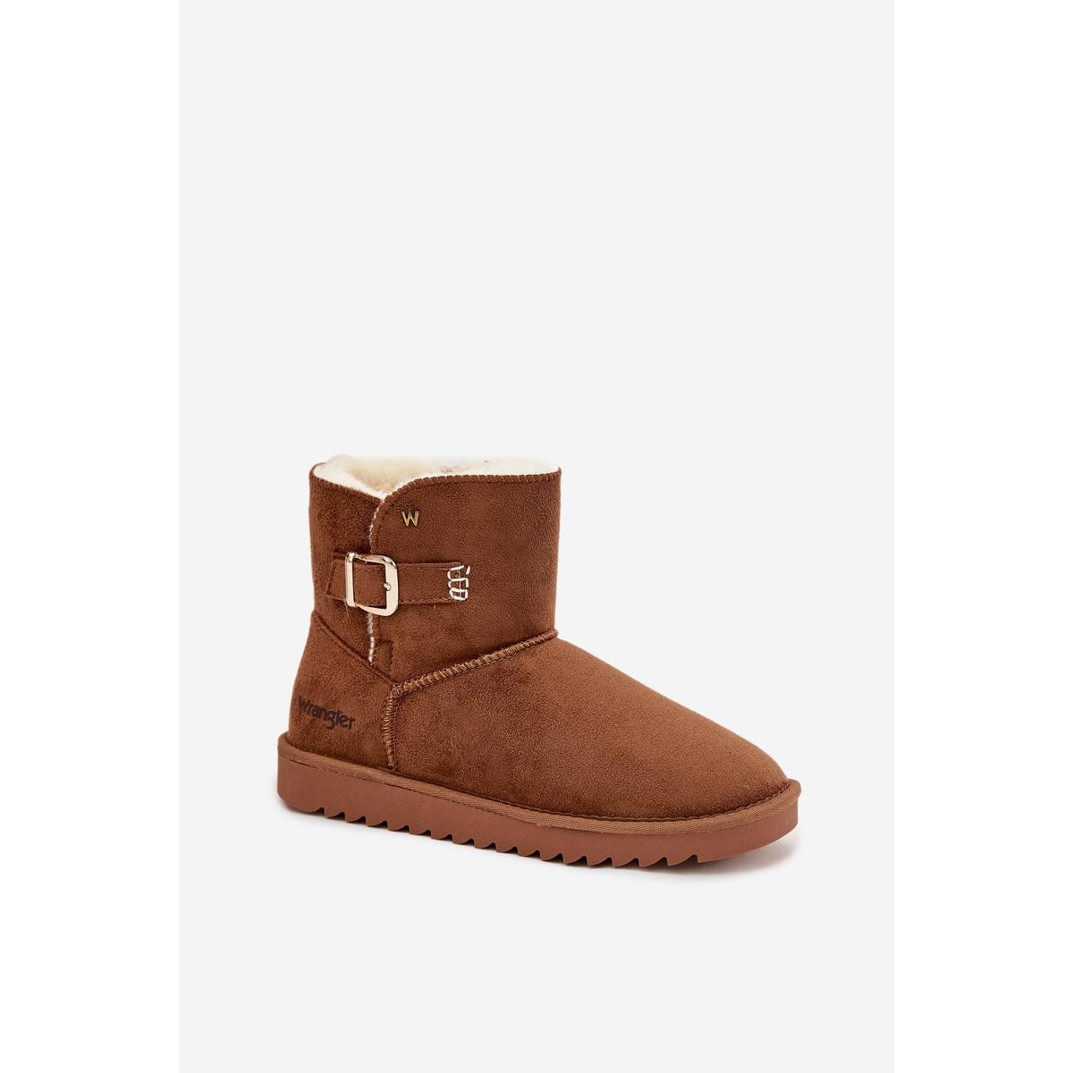 Dámske snehule s prackou Wrangler 20253091.37B Camel - Odtiene hnedej a béžovej