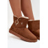 Dámske snehule s prackou Wrangler 20253091.37B Camel - Odtiene hnedej a béžovej