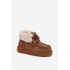 Dámske snehule z prírodného semišu D.Franklin DFSH375006 Camel - Odtiene hnedej a béžovej