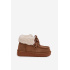 Dámske snehule z prírodného semišu D.Franklin DFSH375006 Camel - Odtiene hnedej a béžovej